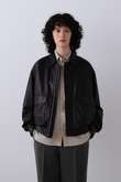 YLEVE / SHEEP LEATHER ZIP BLOUSON