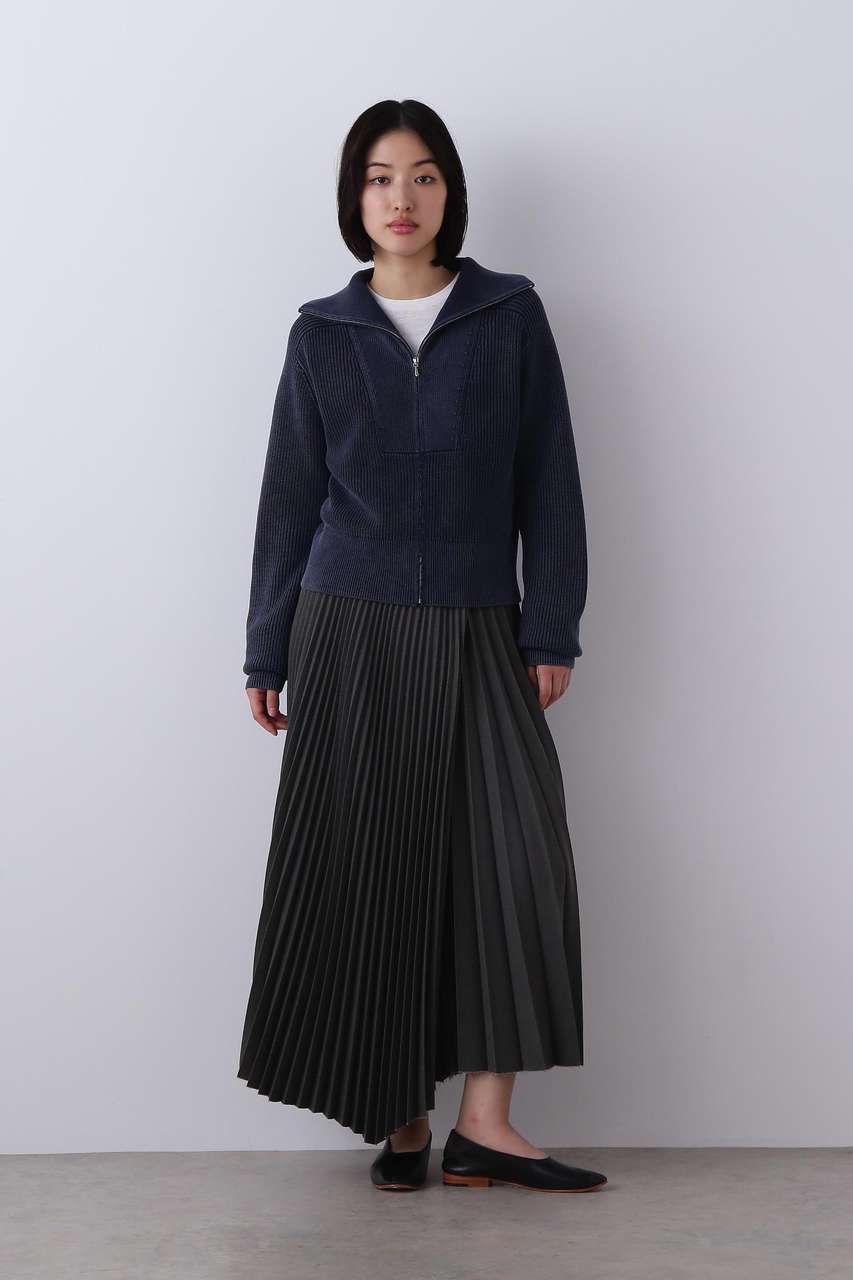 YLEVE(イレーヴ)｜YLEVE / VINTAGE PIGMENTDYE WOOL PLEATED SKIRT