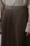 YLEVE / VINTAGE PIGMENTDYE WOOL PLEATED SKIRT イレーヴ/YLEVE