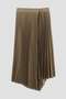 YLEVE / VINTAGE PIGMENTDYE WOOL PLEATED SKIRT イレーヴ/YLEVE