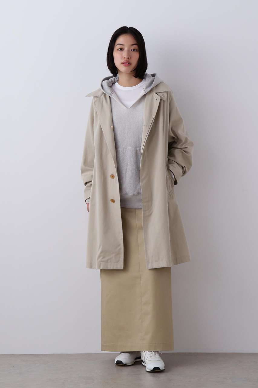 YLEVE(イレーヴ)｜YLEVE / FINX COTTON CHINO SKIRT/カーキ の通販