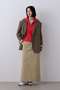 YLEVE / FINX COTTON CHINO SKIRT イレーヴ/YLEVE
