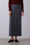 YLEVE / SUPER120S CHAMBRAY WOOL BIAS SKIRT イレーヴ/YLEVE