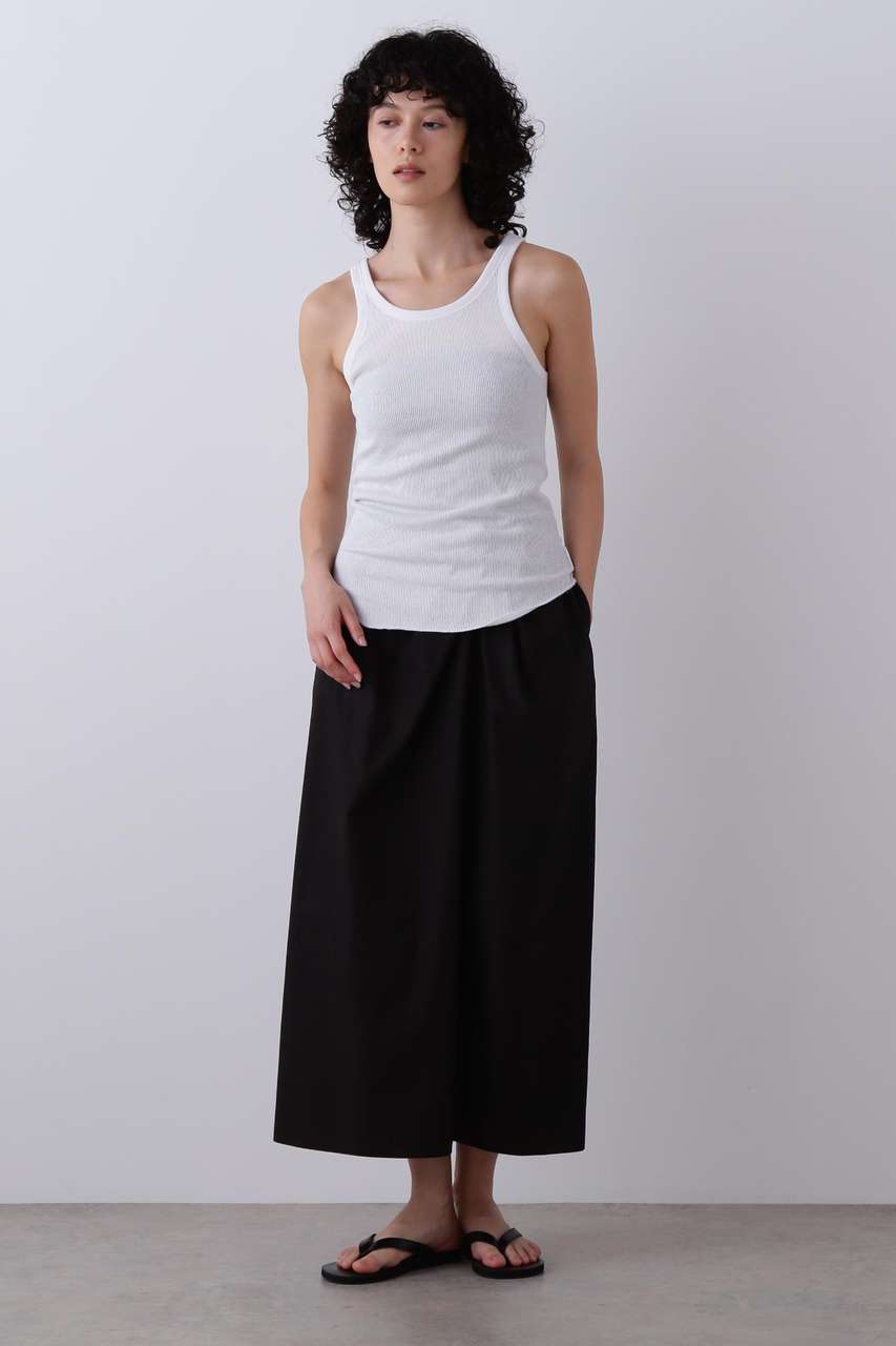 YLEVE(イレーヴ)｜YLEVE / FINX COTTON WEATHER SKIRT/ブラック の通販