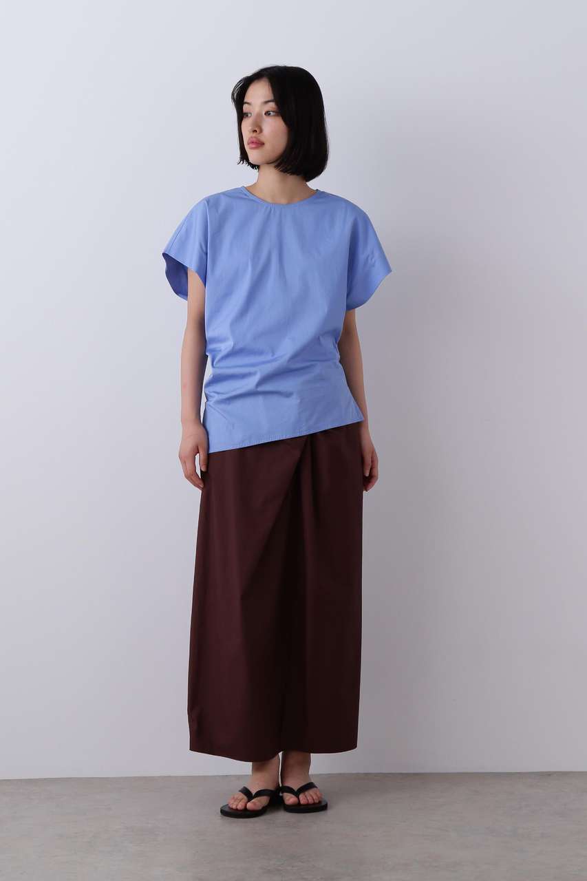 イレーヴ/YLEVEのYLEVE / FINX COTTON WEATHER SKIRT(ワイン/1686130054)