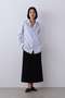 YLEVE / 100/2 GV TWILL DOUBLE WEAVE SKIRT イレーヴ/YLEVE ブラック