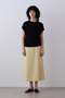 YLEVE / 100/2 GV TWILL DOUBLE WEAVE SKIRT イレーヴ/YLEVE イエロー
