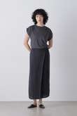 YLEVE / SMOKY CUPRA SKIRT