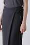 YLEVE / SMOKY CUPRA SKIRT イレーヴ/YLEVE