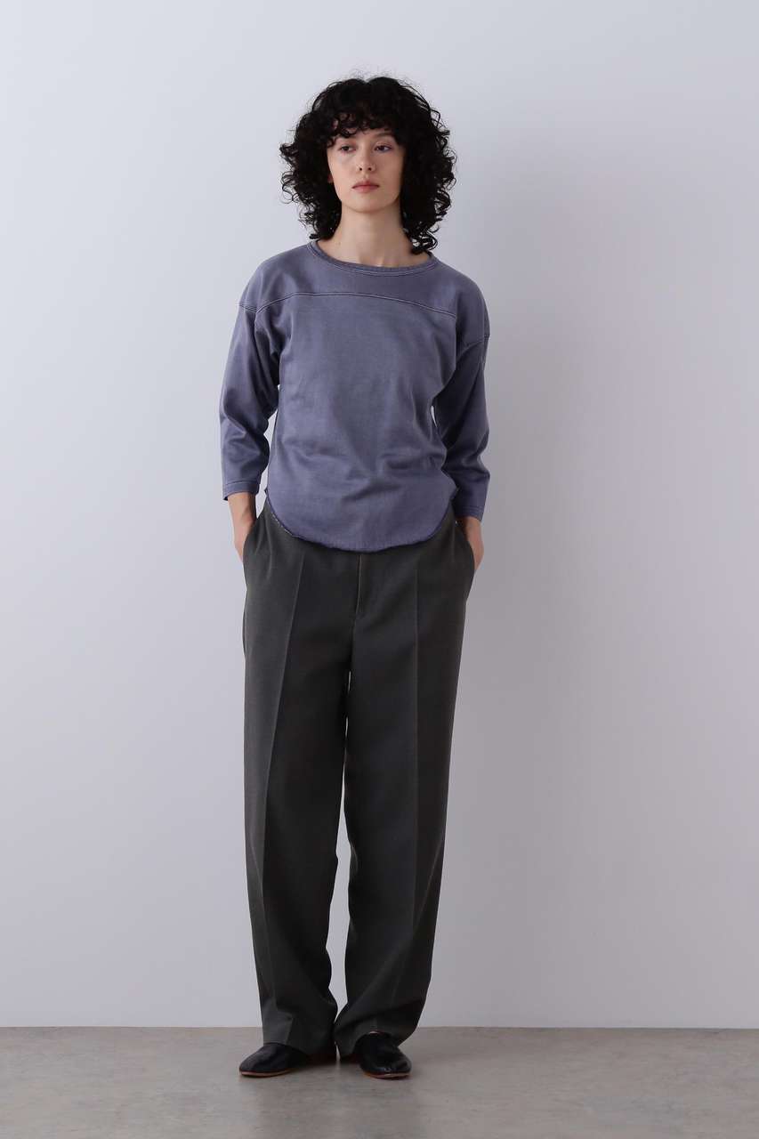 YLEVE(イレーヴ)｜YLEVE / VINTAGE PIGMENTDYE WOOL TROUSERS/グレー
