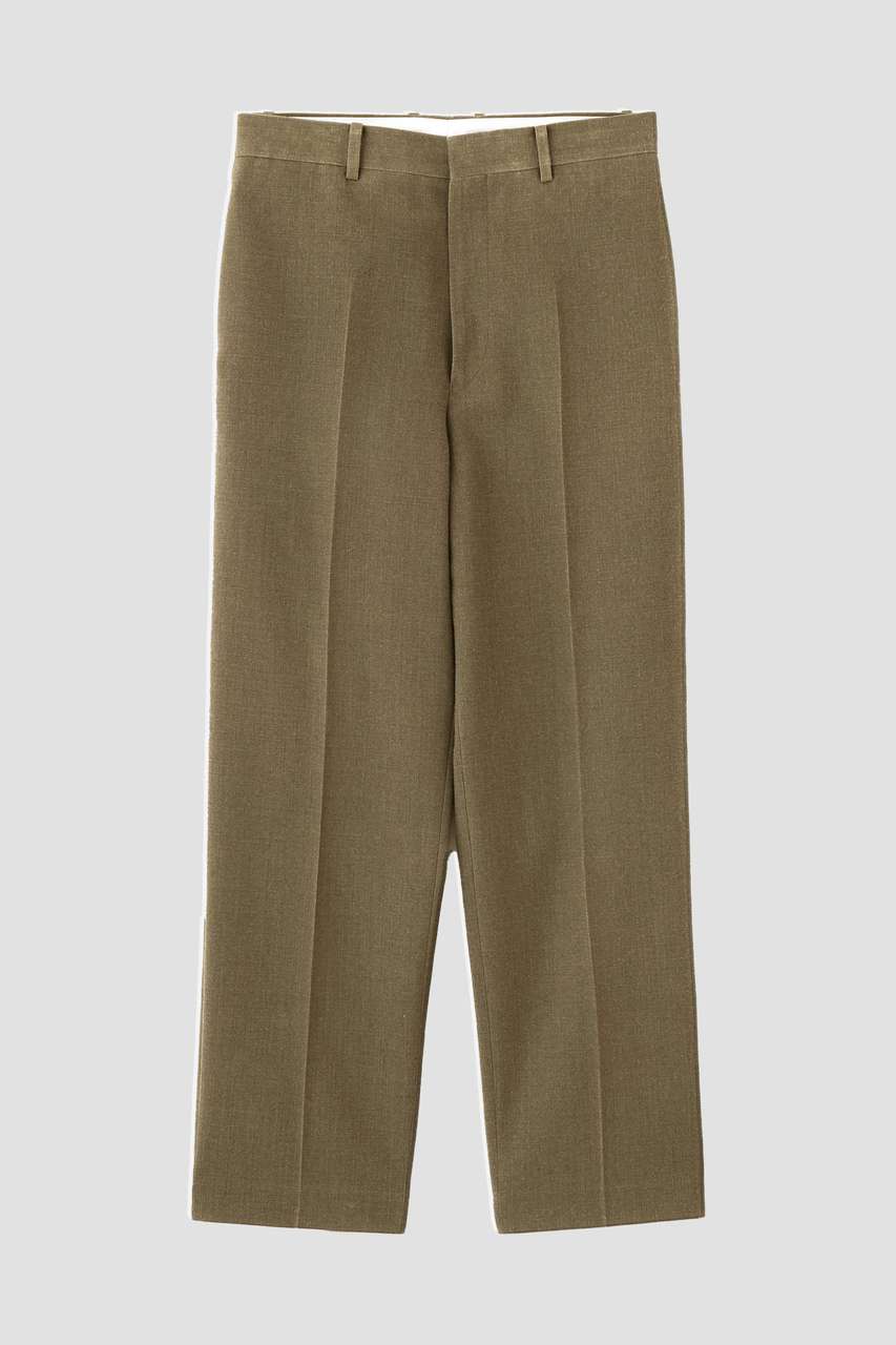 イレーヴ/YLEVEのYLEVE / VINTAGE PIGMENTDYE WOOL TROUSERS(ベージュ/1686140007)