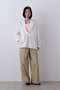 YLEVE / FINX COTTON CHINO TROUSERS イレーヴ/YLEVE カーキ