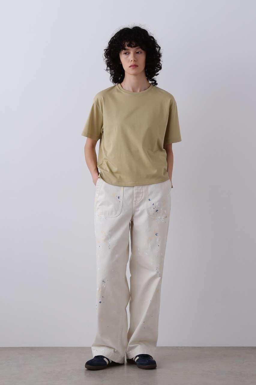 イレーヴ/YLEVEのYLEVE / HAND PAINT DENIM M45 PANTS(ベージュ/1686140027)