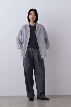 イレーヴ/YLEVEのYLEVE / SUPER120S CHAMBRAY WOOL 3TACK TROUSERS(110600/110601)