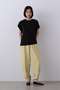 YLEVE / 100/2 GV TWILL DOUBLE WEAVE CURVED TROUSERS イレーヴ/YLEVE イエロー