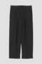 YLEVE / HIGH TWIST COTTON PANTS イレーヴ/YLEVE ブラック