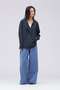YLEVE / 13.5oz DENIM HIGH WAIST WIDE イレーヴ/YLEVE ブルー