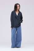YLEVE / 13.5oz DENIM HIGH WAIST WIDE