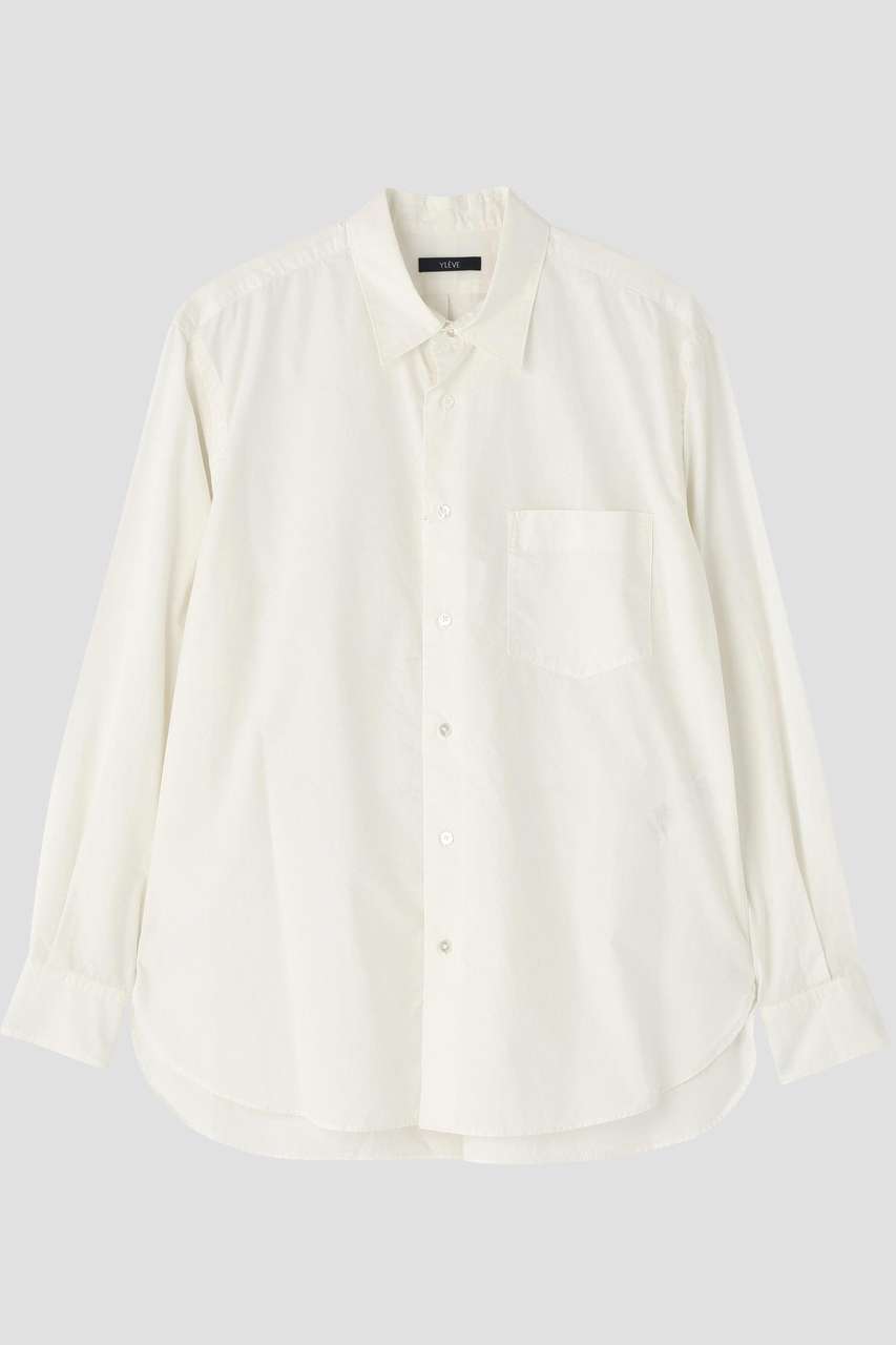 イレーヴ/YLEVEのYLEVE / COTTON SILK TYPEWRITER SHIRT(ホワイト/1686150017)