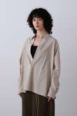 YLEVE / COTTON SILK TYPEWRITER SKIPPER SHIRT