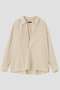 YLEVE / COTTON SILK TYPEWRITER SKIPPER SHIRT イレーヴ/YLEVE