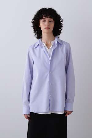 イレーヴ/YLEVEのYLEVE / COTTON BROAD CLOTH LAYERED SHIRT(110400/110403)