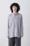 YLEVE / ACETATE CUPRA STRIPE SHIRT イレーヴ/YLEVE ブルー