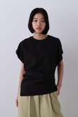 YLEVE / FINX COTTON WEATHER ASYMMETRY PULLOVER SHIRT