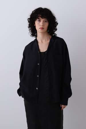 イレーヴ/YLEVEのYLEVE / SILK HABUTAE PAJAMA SHIRT(110400/110403)