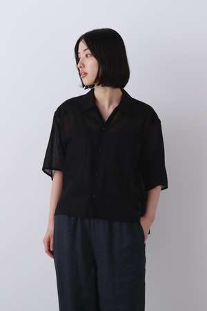 イレーヴ/YLEVEのYLEVE / COTTON RAMIE VOILE HAND STITCH SHIRT(110400/110402)