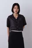 YLEVE / COTTON VOILE LAWN SHORT SLEEVE SHIRT