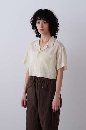 イレーヴ/YLEVEのYLEVE / COTTON VOILE LAWN SHORT SLEEVE SHIRT(110400/110402)