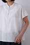 YLEVE / COTTON CUPRA HALF ZIP SHIRT イレーヴ/YLEVE