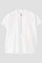 YLEVE / COTTON CUPRA HALF ZIP SHIRT イレーヴ/YLEVE