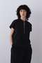 YLEVE / COTTON CUPRA HALF ZIP SHIRT イレーヴ/YLEVE ネイビー