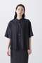 YLEVE / SILK HABUTAE SHORT SLEEVE SHIRT イレーヴ/YLEVE ブラック