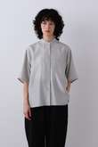 YLEVE / SILK HABUTAE SHORT SLEEVE SHIRT