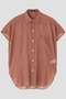 YLEVE / COTTON SILK CHECK SHIRT イレーヴ/YLEVE ブラウン