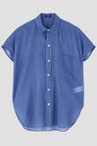 YLEVE / COTTON SILK CHECK SHIRT