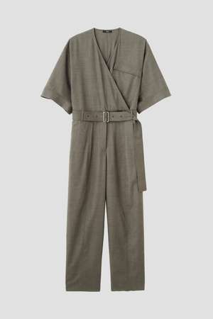 イレーヴ/YLEVEのYLEVE / SUPER120S CHAMBRAY WOOL ALL IN ONE(110600/110606)