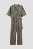 YLEVE / SUPER120'S CHAMBRAY WOOL ALL IN ONE
