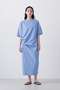 YLEVE / FINX COTTON WEATHER ASYMMETRY ONE PIECE イレーヴ/YLEVE ブルー
