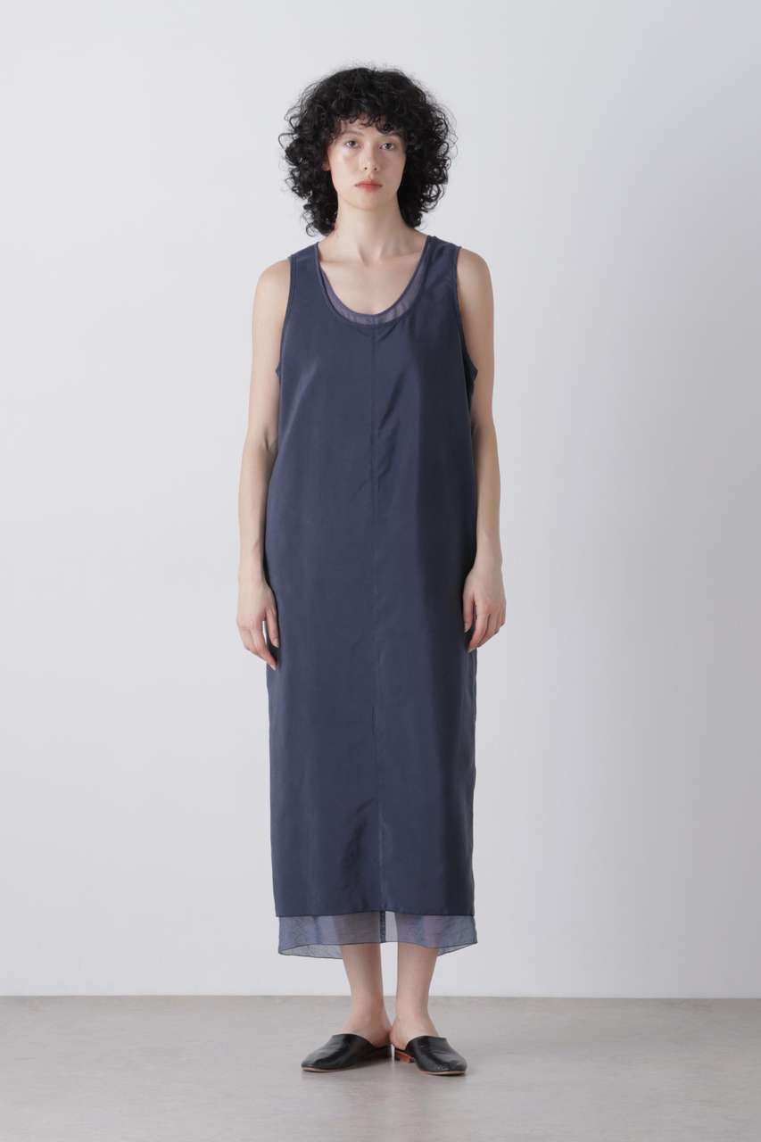 イレーヴ/YLEVEのYLEVE / FIBRIL LAYERED ONE PIECE(ネイビー/1686155069)