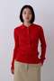 YLEVE / WOOL SILK CASHMERE RIB KNIT POLO イレーヴ/YLEVE レッド