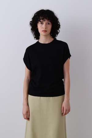 イレーヴ/YLEVEのYLEVE / COTTON LINEN KNIT ASYMMETRY PULLOVER(110300/110301)