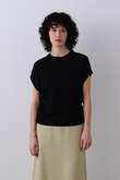 YLEVE / COTTON LINEN KNIT ASYMMETRY PULLOVER