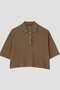 YLEVE / COTTON LINEN KNIT POLO イレーヴ/YLEVE