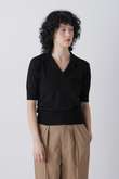 YLEVE / SILK LINEN NEP POLO