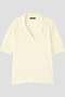 YLEVE / SILK LINEN NEP POLO イレーヴ/YLEVE