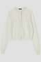 YLEVE / SHEER RIB KNIT CARDIGAN イレーヴ/YLEVE